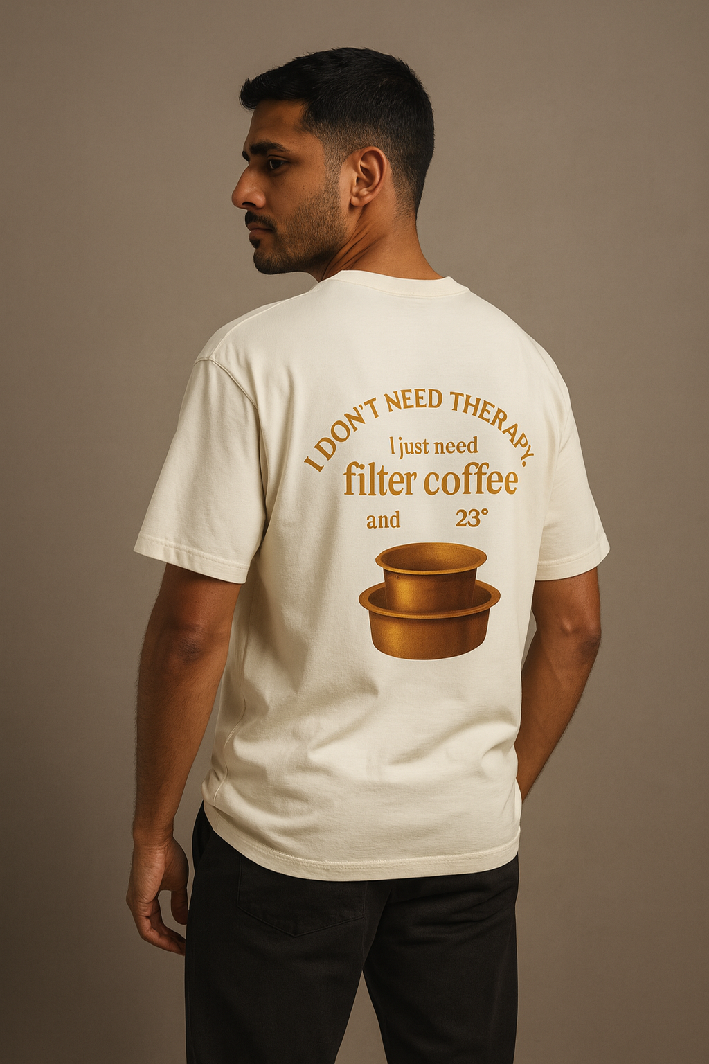Coffee Therapy Oversized Tshirt